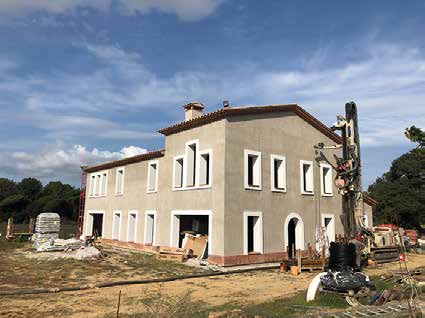 Instal·lació Geotèrmica masia rural a Vidreres