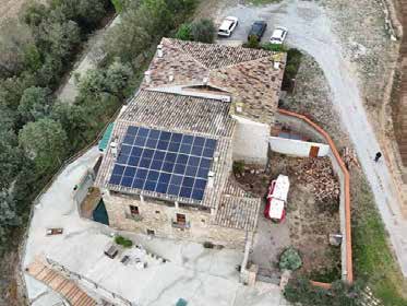 Projectes d'execució e instal·lacio fotovoltaica  turisme rural a Artés 